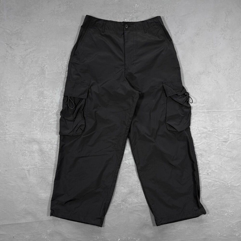 Niko And... Black Cotton and Nylon Blend Loose Fit Cargo Hiking Pants Women's M
